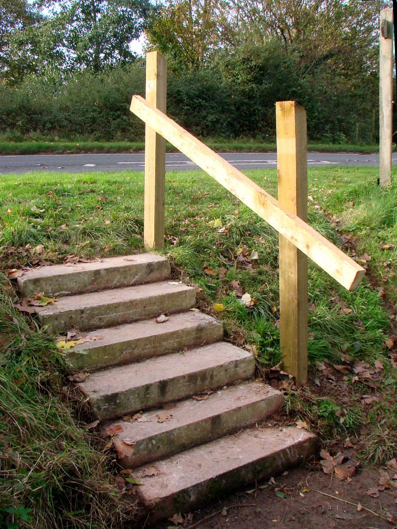 Bypass Wood and Walk Steps