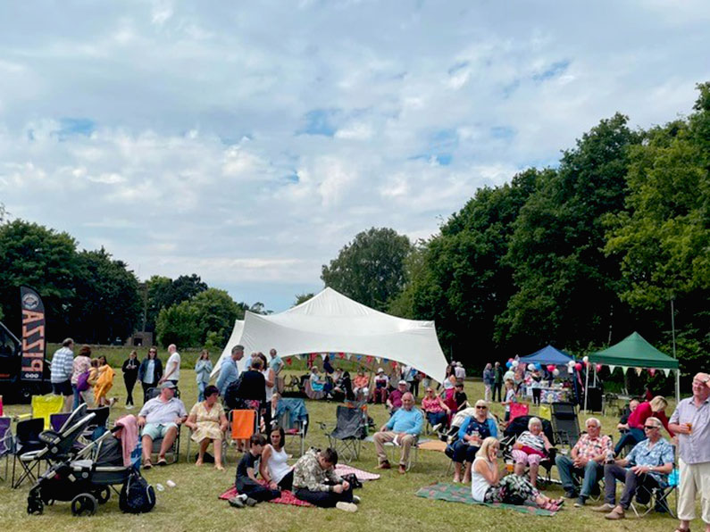 Platinum Jubilee Party in the Park Nether Stowey