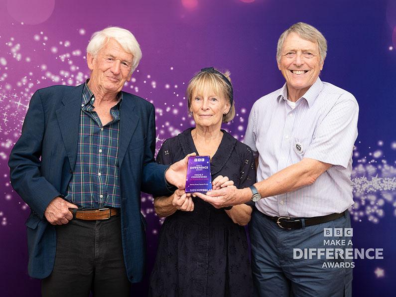Stowey Green Spaces Group Receives BBC Radio Somerset Award